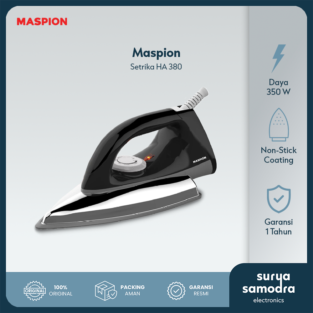 MASPION Automatic Iron Setrika HA-380 | Setrika Maspion HA-380