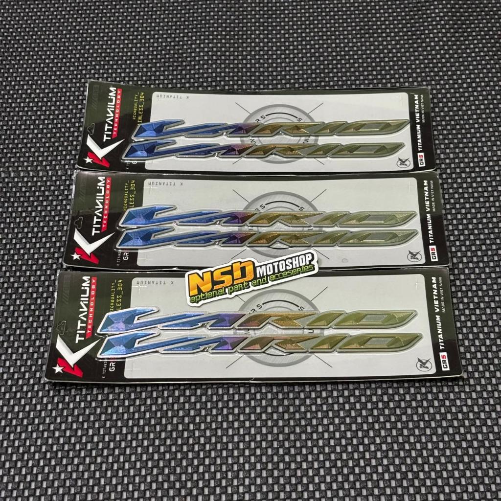 Emblem Titanium Vario Emblem Titanium GR 5 Vario Harga Sepasang