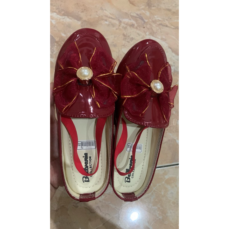 SEPATU SENDAL SELOP ANAK PEREMUPUAN TALI BELAKANG PITA