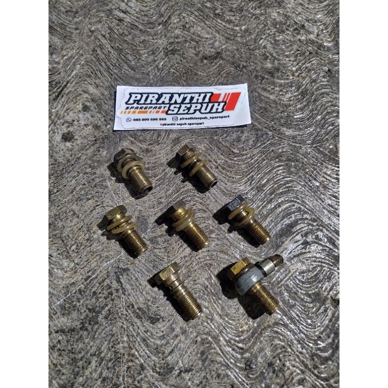 Nepel selang oli samping Suzuki a100 ukuran 14 original