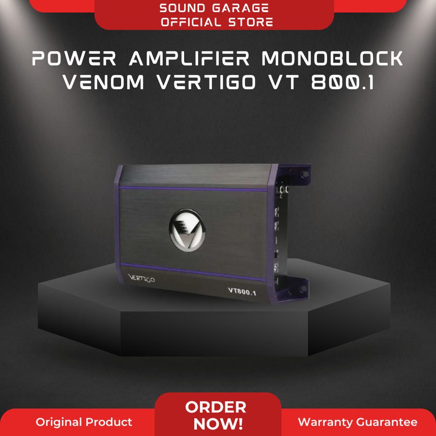 POWER AMPLIFIER MONOBLOCK VENOM VERTIGO SERIES VT 800.1