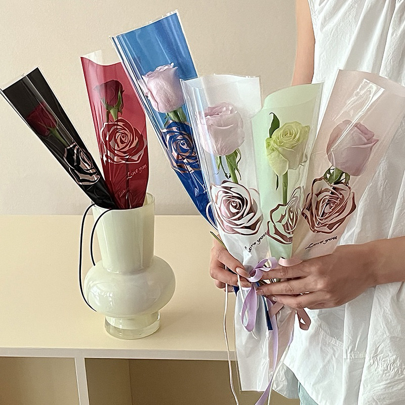

(5 LEMBAR) BUNGKUSAN PLASTIK SINGLE FLOWER WRAPPING PAPER