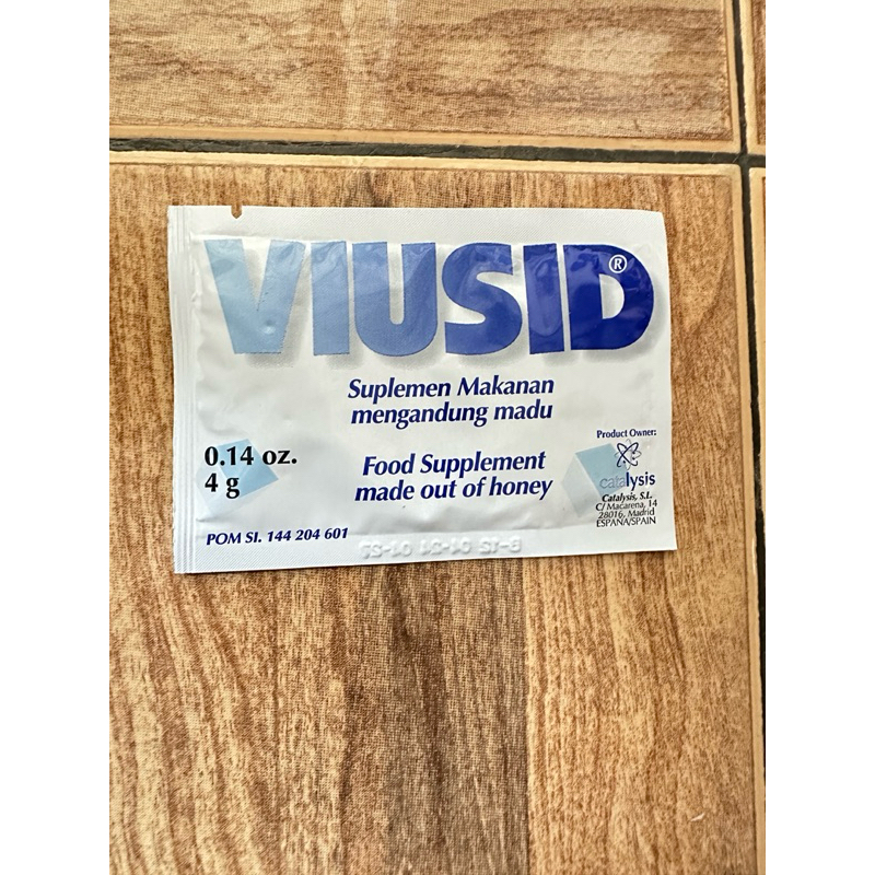 

Viusid sachet powder 4gram harga 1 pcs/sachet