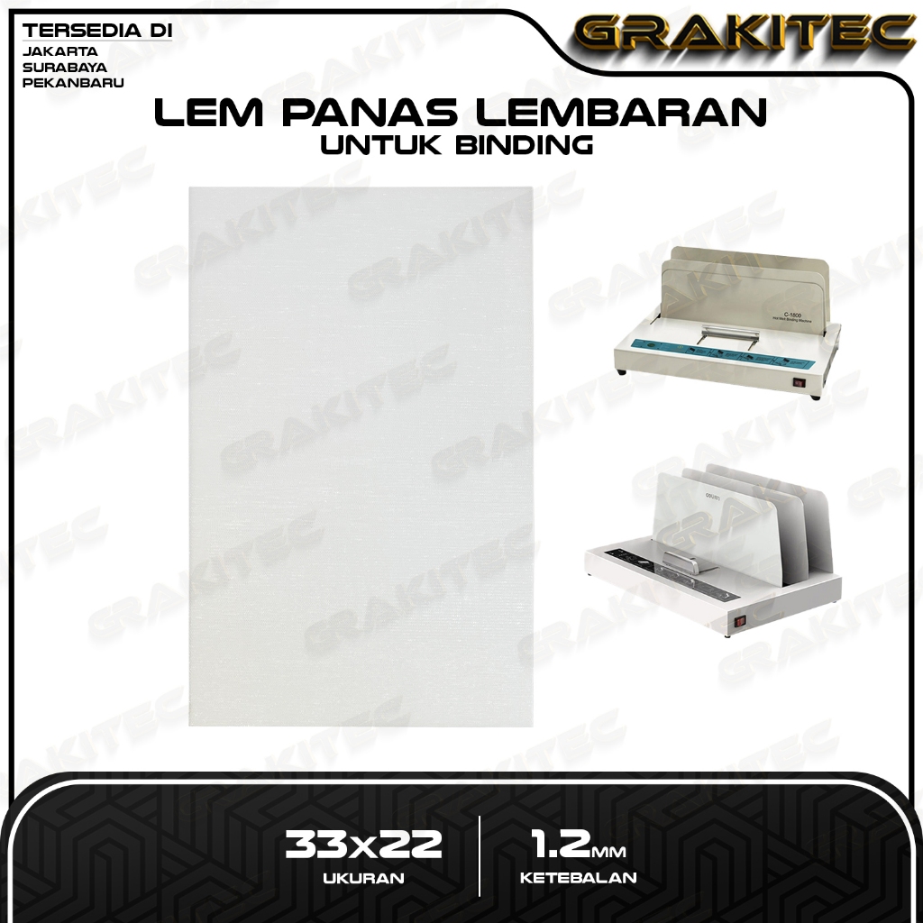 

Lem Panas Premium Untuk Mesin Jilid Bending / Binding Untuk Mesin Bending 3882 C-1800 GRAKITEC