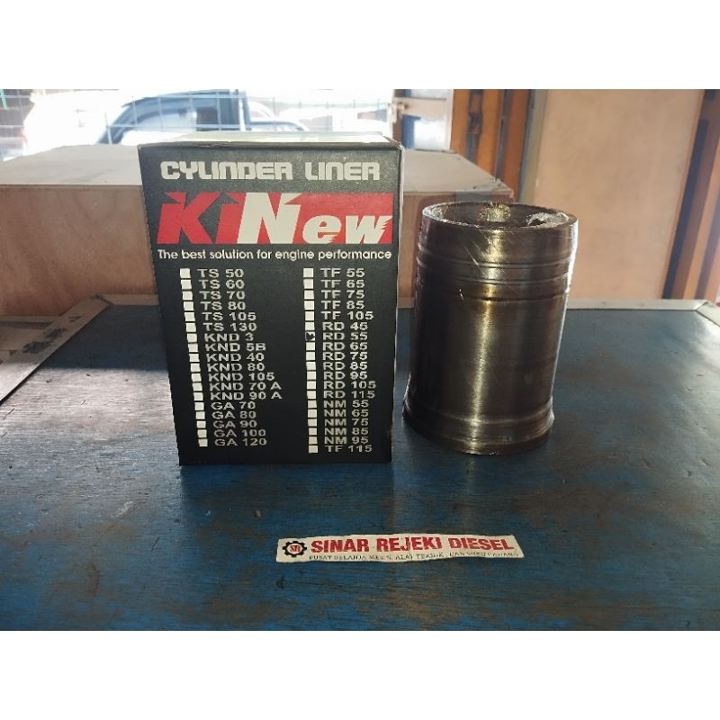 Cylinder liner boring foring mesin diesel Kubota RD55