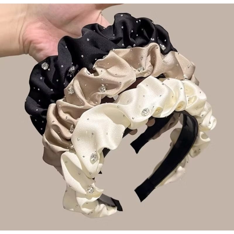 Bando Korea Bando kain bling Bando mata bandana Bando Nagita manik blink murah