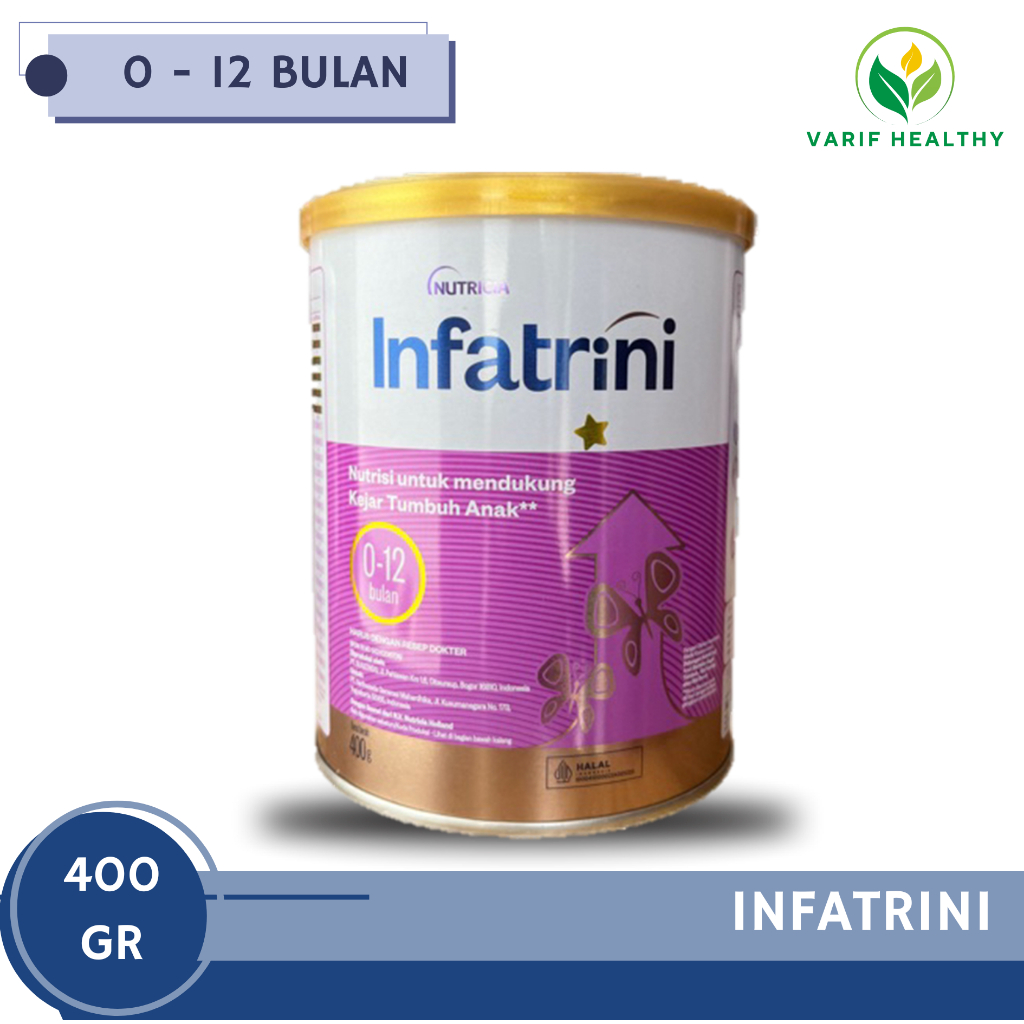 

INFATRINI 400 gr | Susu formula bayi 0-12 bulan tinggi kalori