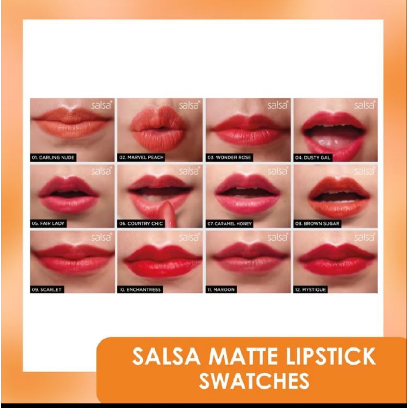 Salsa Lipstik Matte Puter