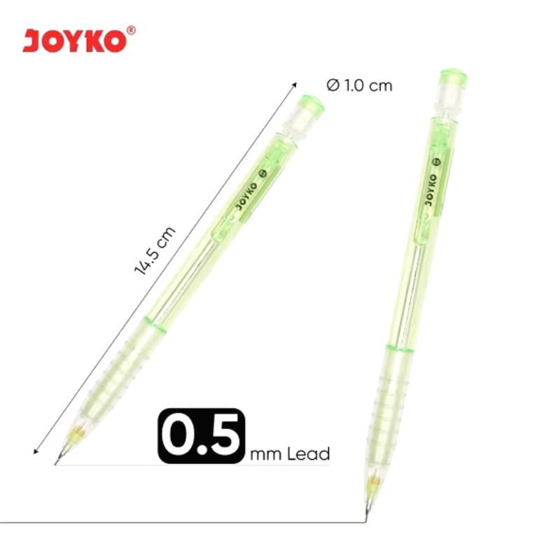

Mechanical Pencil / Pensil Mekanik Joyko MP-15 / 0.5 mm / pensil isi ulang /pensil isi ulang/ pensil kitab/ pensil 0.5
