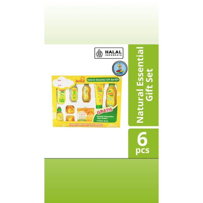 ZWITSAL Essential Baby Gift Set Hampers Bayi Zwitsal Natural Paket Perlengkapan Bayi
