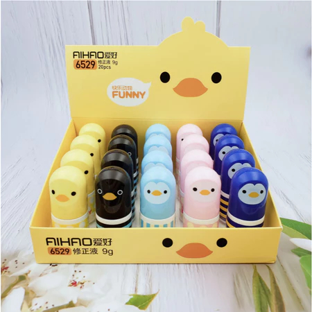 Tip Ex Cair Karakter Tip X Korea Pulpen Lucu Tipex Cair Kawai Correction Pen Duck Correction Pen Tip