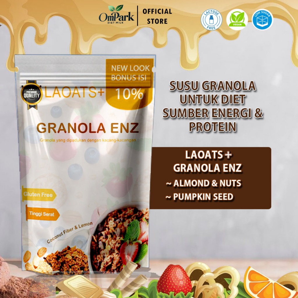 

Granola Diet Penurun Berat Badan Susu Pelangsing Badan Minuman Diet Sehat Rendah Kalori Meal Replacememt Laoats