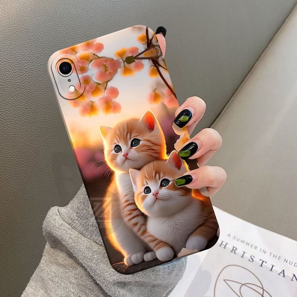 Softcase Hp Iphone Xr Fashion Case Kucing Case Iphone Xr Silikon Tpu Pro Camera Kesing Iphone Xr Cov