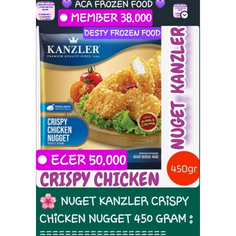 

KANZLER CRiSPY CHiCKEN 450GR