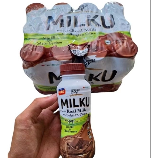

Milku Susu UHT Rasa Cokelat Premium Isi 12 Botol x 200ml