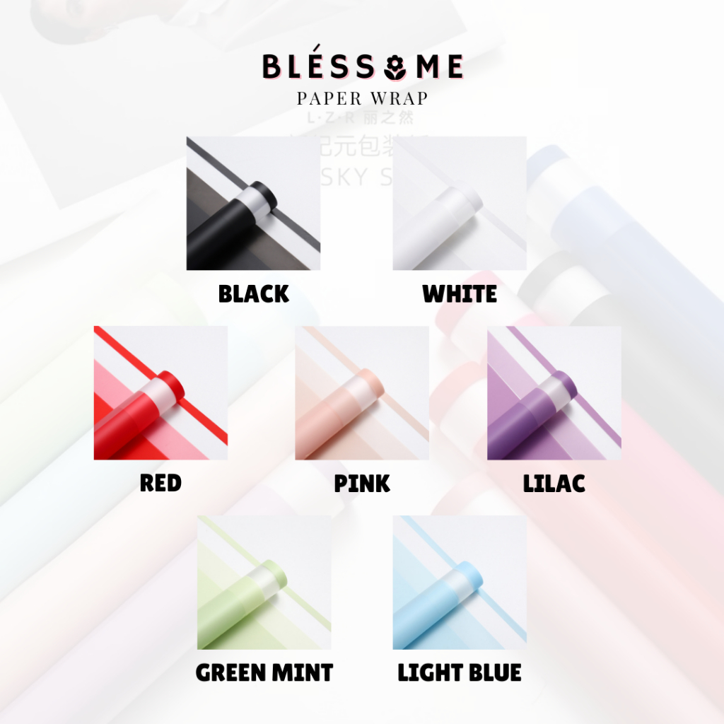 

(20 LEMBAR) Flower Wrapping Paper Pure Frame / Transparent Border / List Transparant Doff Matte / Double Border Kertas Buket Bunga Florist Cellophane Pembungkus Kertas Hand Bouquet
