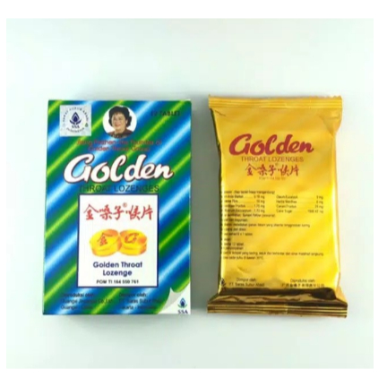 

Golden Throat Lozenges Permen Sakit Tenggorokan