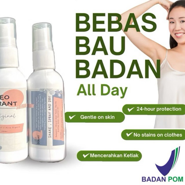 DEODORAN SPRAY TAWAS ORIGINAL BPOM
