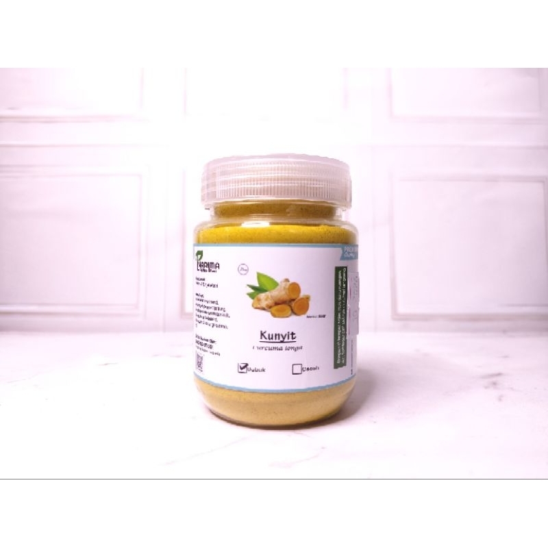 

Kunyit Bubuk Kering / Dried Turmeric Asli 80gr KEMASAN PREMIUM