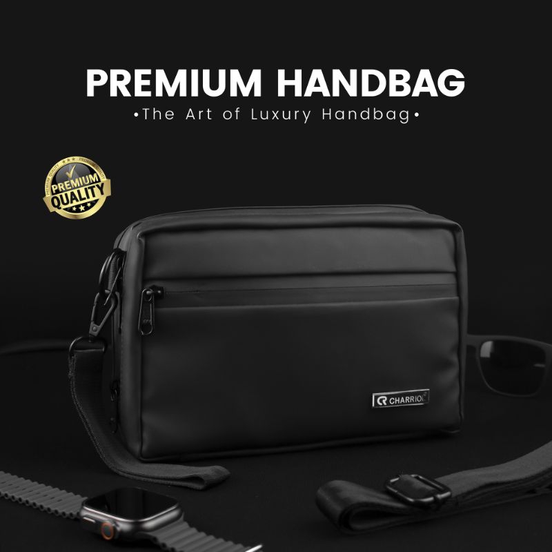 CHARRIOL- Hand bag  pria premium original waterproof  branded 100% clutch bag tas selempang pria wan