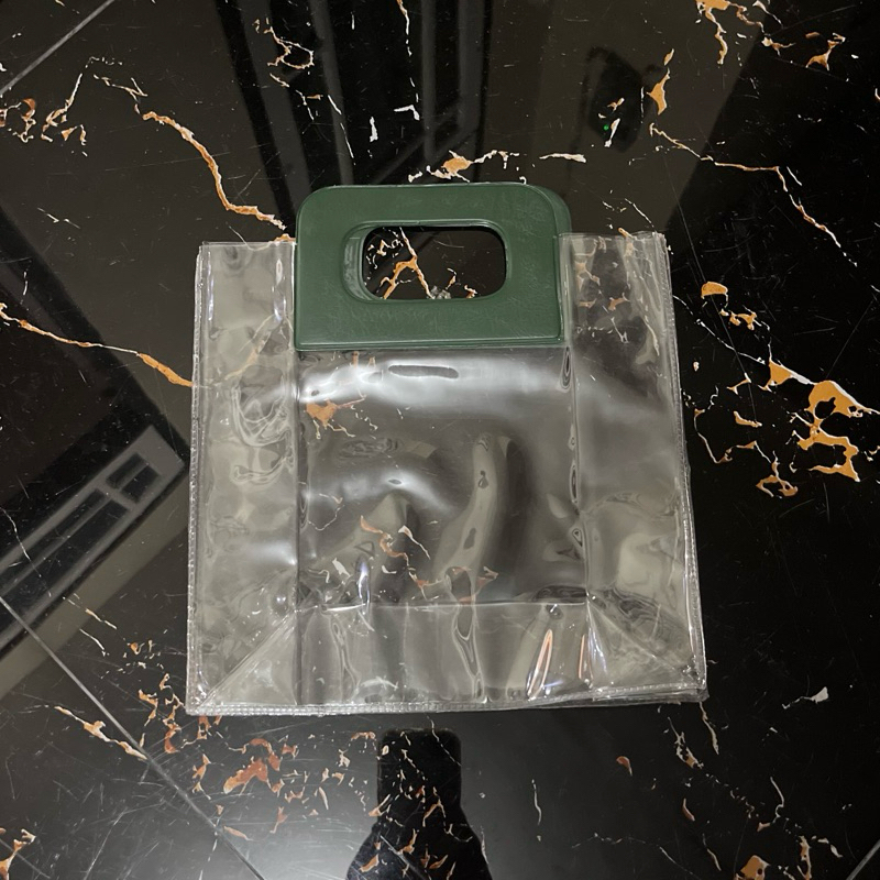 

Tas Hampers gagang hijau tua size 25x10x25cm kode TH 126