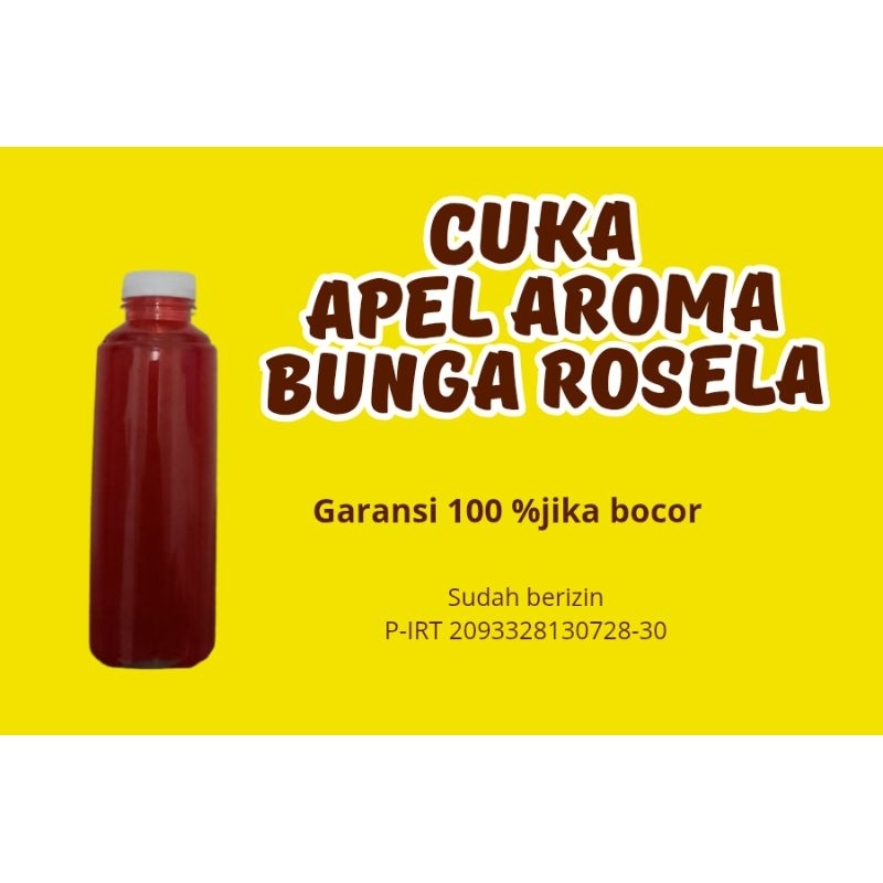 

cuka apel aroma bunga rosela 1000 ml