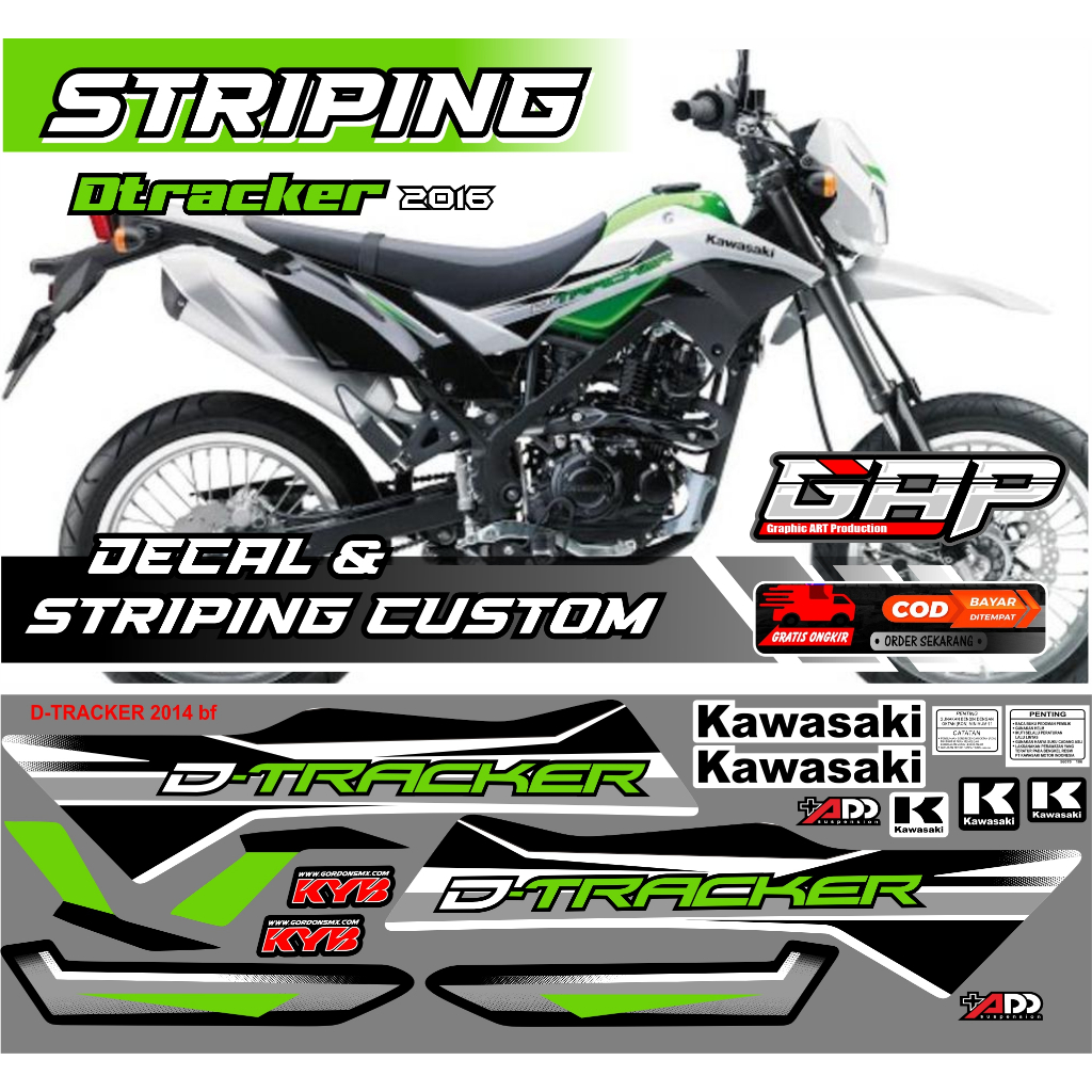 Striping List DTRACKER 2014