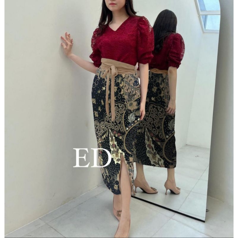 DRESS FLOREN BATIK KONDANGAN / DRESS WANITA BRUKAT / DRESS BODYCON / DRESS KONDANGAN WANITA / DRESS 