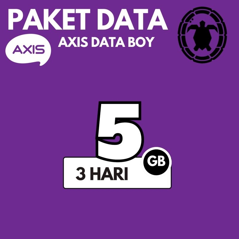PAKET DATA KUOTA INJEKSI MURAH AXIS DATA BOY HARIAN 5 GB  3 HARI  24 JAM FULL LOKAL BOY