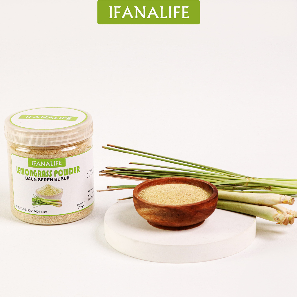 

Bubuk Sereh Murni Lemongrass Powder daun Serai bubuk kering
