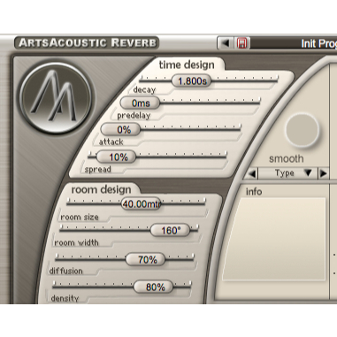 ArtsAcoustic - Reverb - vst plugin