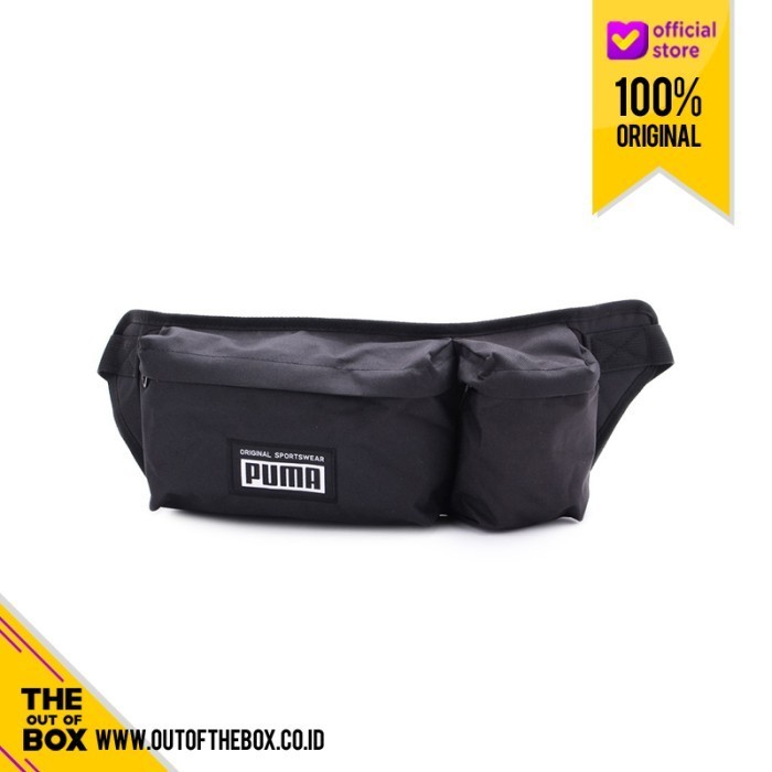 Tas Puma Waistbag Academy Multi Black 07730301
