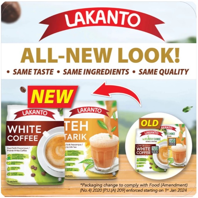 

Exp DEC 2027 Lakanto White Coffee Kopi Putih Lakanto Teh Tarik