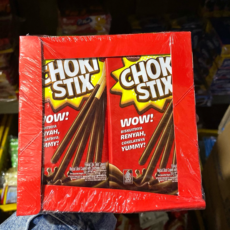 

Choki-Choki Choki Stix | Stick Coki Coklat kayak Pocky 1 box isi 12 Sachet 288g