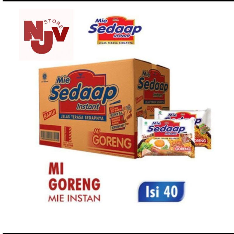 

Mie sedaap goreng 1 dus isi 40 pcs