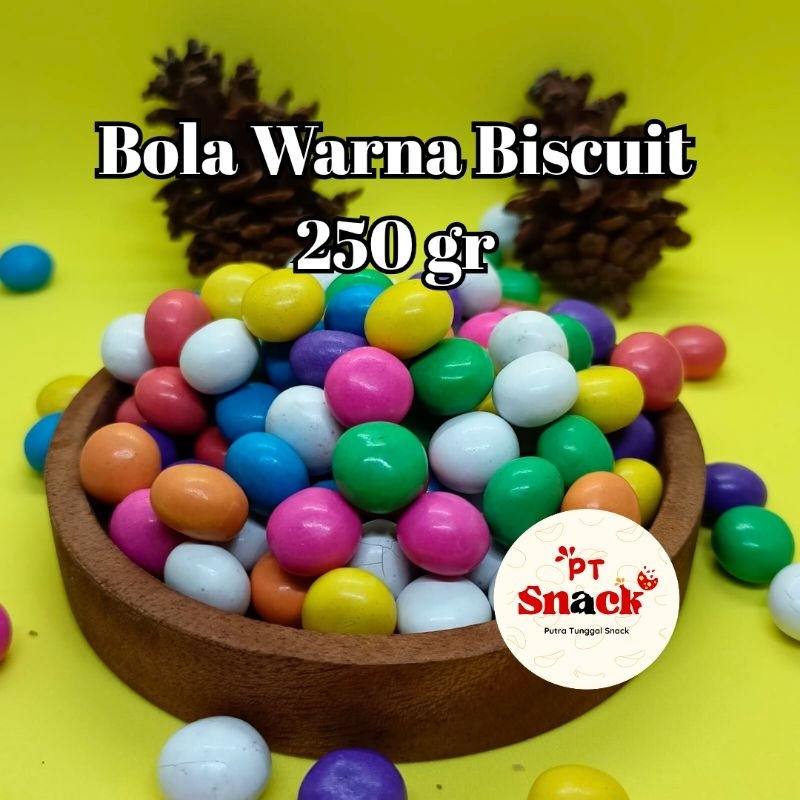 

BONIBOL BOLA BISKUIT WARNA WARNI 250gram SNACK KILOAN MURAH
