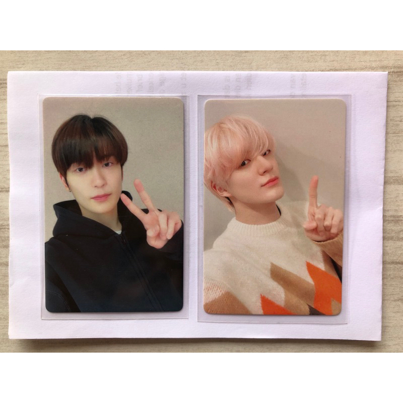 Photocard NCT 2021 Universe fansign yizhiyu jeno jaehyun official