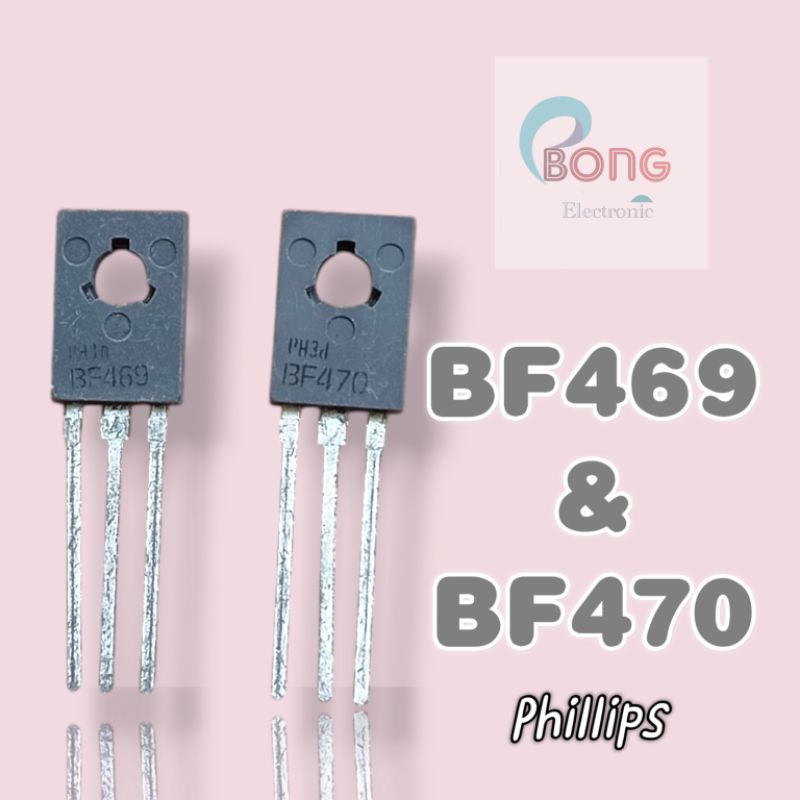 Transistor BF469 & BF470 Philips Abu