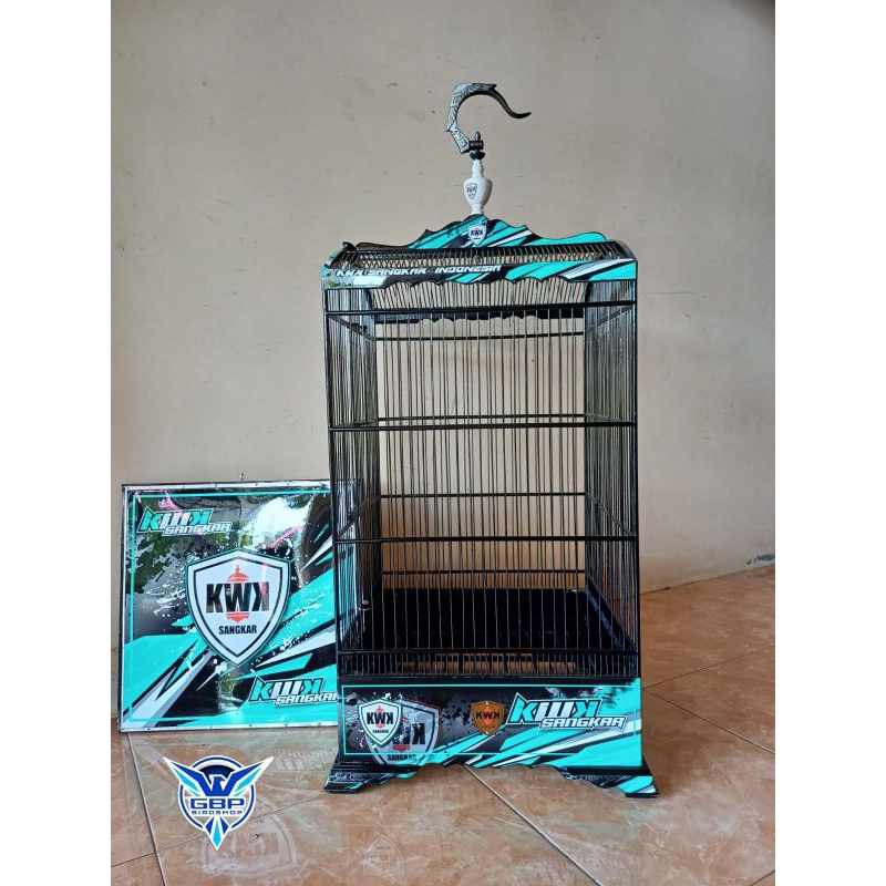 Sangkar KWK Decal tosca 40cm×40cm