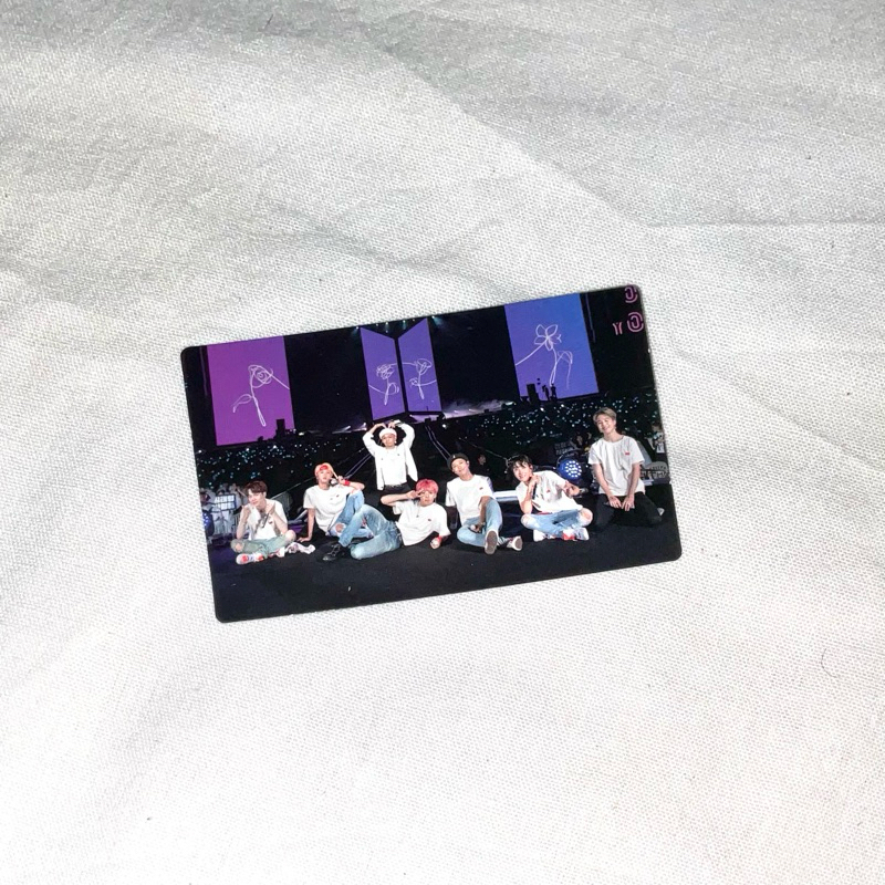 pc photocard bts ot7 love yourself seoul br dvd