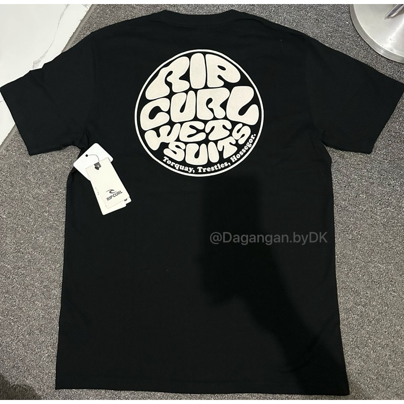 Kaos Ripcurl Circle Logo Original Barang Resmi 100% Hitam