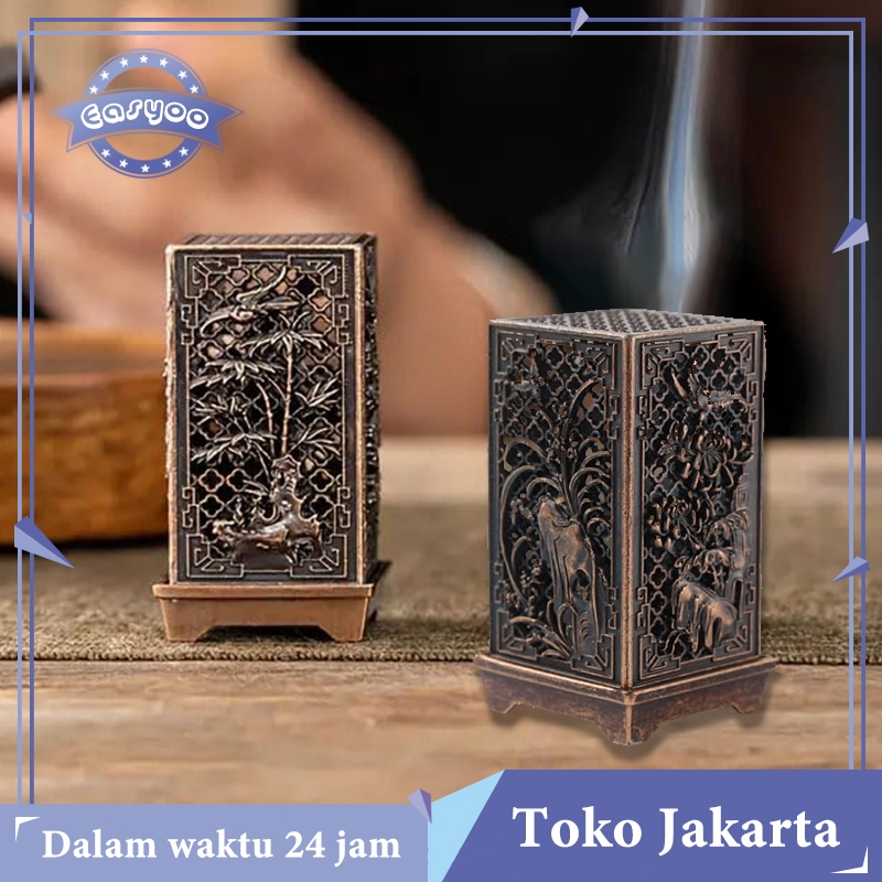 Tempat Bakaran Dupa Aesthetic Tempat Arang Dupa Mabkharah Bahan Logam Pembakar Dupa Mini