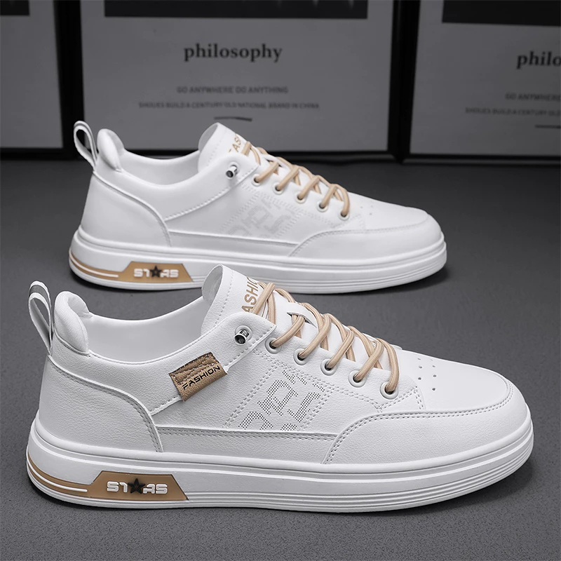 Urban Budget Sepatu Putih Pria Kets  Sepatu Kasual Sepatu Kulit Pria Sepatu Kerja SMC445