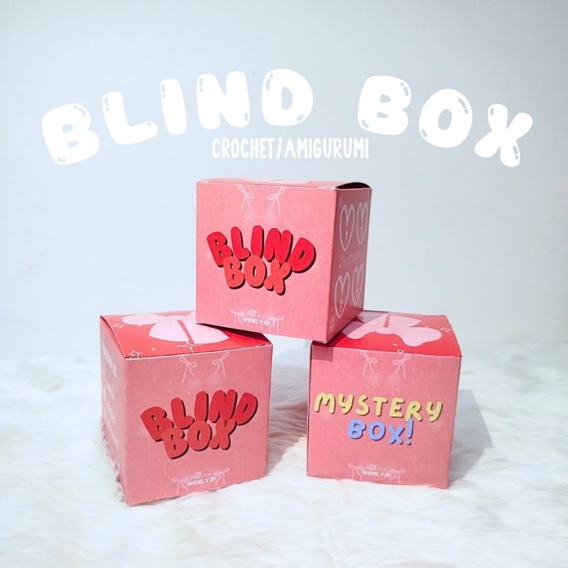 BLIND BOX | GIFT | SURPRISE | MYSTERY | AMIGURUMI BOX | CROCHET | BONEKA RAJUT | KEYCHAIN by WIDELY.