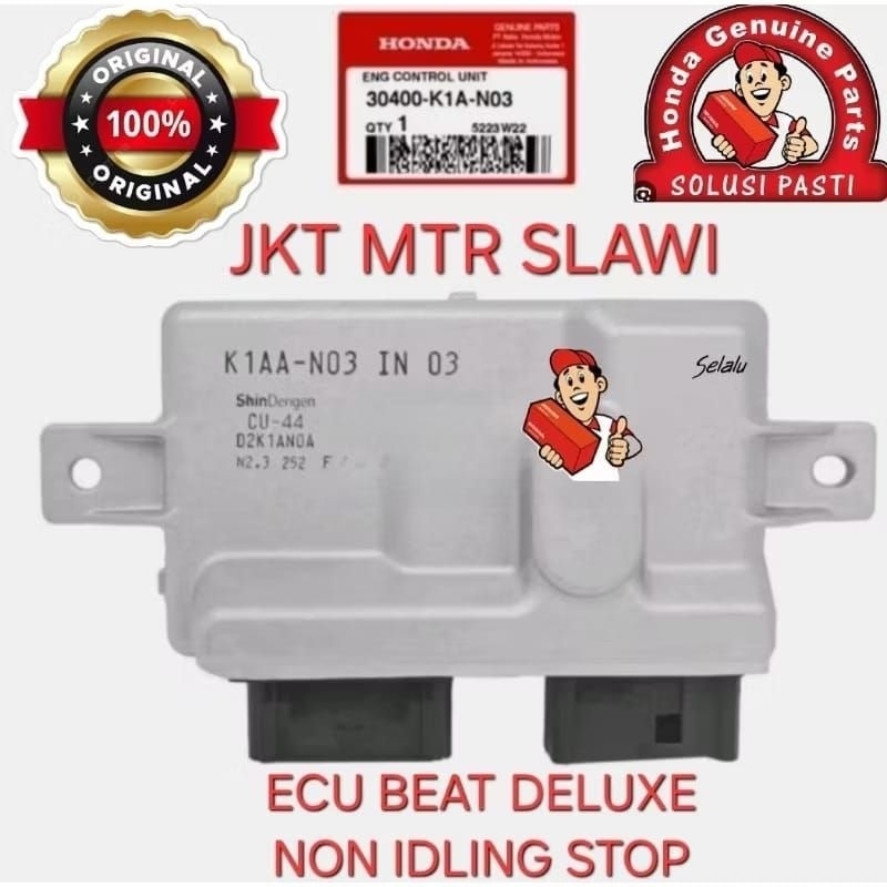 30400-K1A-N02 30400-K1A-N03  Ecu beat new esp led 2020 K1A non iss asli honda