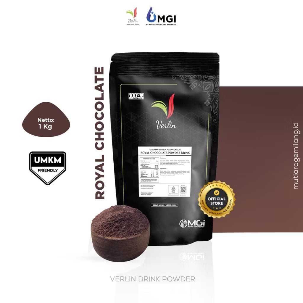 

Bubuk Minuman Verlin ROYAL CHOCO || 1kg || 500 Gram || 250 Gram Bubuk Minuman PREMIUM