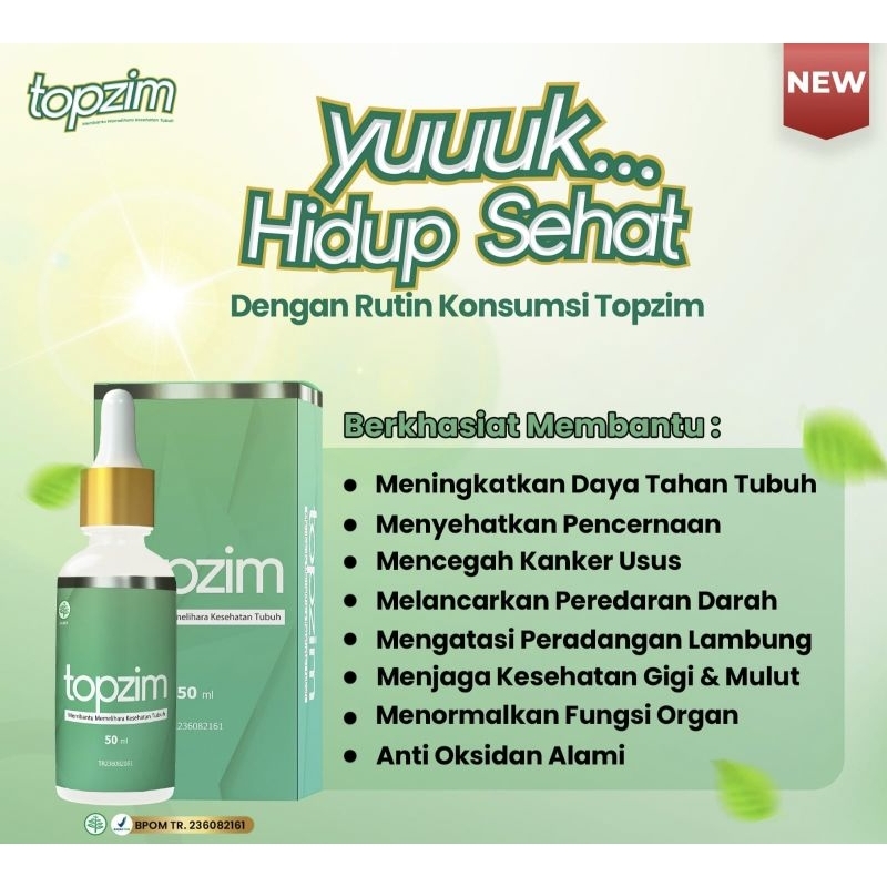 

Topzim Membantu Memelihara Kesehatan Tubuh