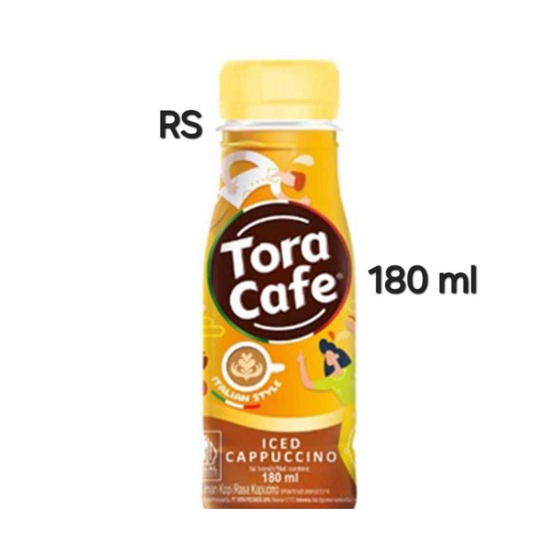 

tora cafe minuman iced cappuccino/milky latte 180ml