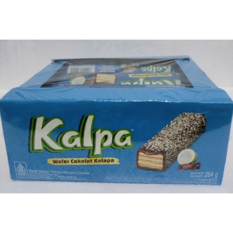 

Kalpa Wafer Cokelat Kelapa isi 12 @22gr