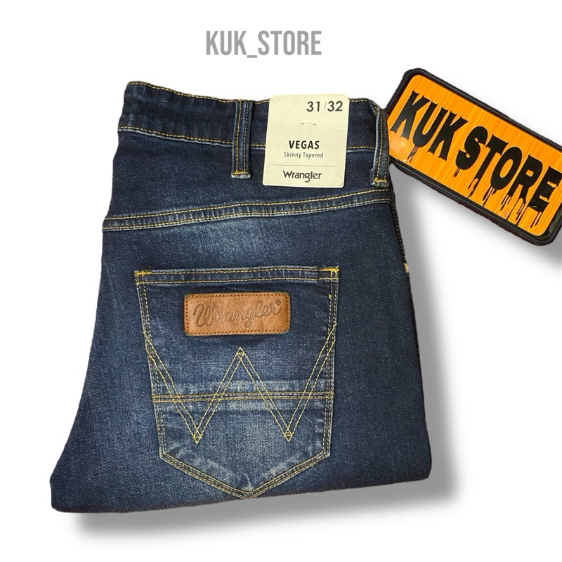 Wrangler Original Vegas Skinny 01P22 Dark Blue